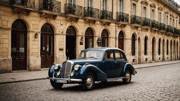 Voyagez à bordeaux en voiture vintage pour une expérience inoubliable